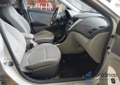 2014 Hyundai Accent Gls из США, поврежденный, VIN KMHCU4AE9EU740807